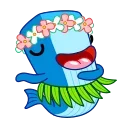 Sticker from the "Captain Whale" sticker pack