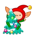 Sticker from the "Speedy Elf" sticker pack