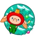 Sticker from the "Speedy Elf" sticker pack