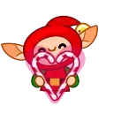 Sticker from the "Speedy Elf" sticker pack