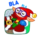 Sticker from the "Speedy Elf" sticker pack