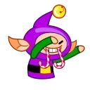 Sticker from the "Speedy Elf" sticker pack