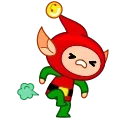 Sticker from the "Speedy Elf" sticker pack