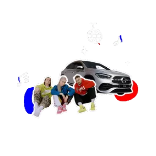 Sticker from the "Mercedes" sticker pack