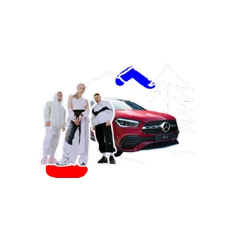 Sticker from the "Mercedes" sticker pack