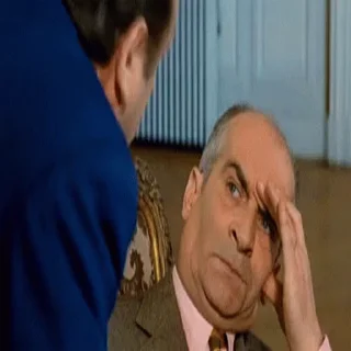 Стикер из набора "Louis de Funes"