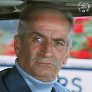 Sticker from the "Louis de Funes" sticker pack