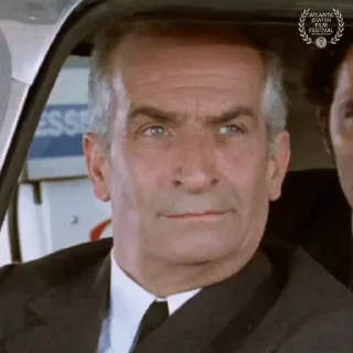 Стикер из набора "Louis de Funes"