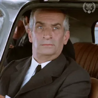 Стикер из набора "Louis de Funes"