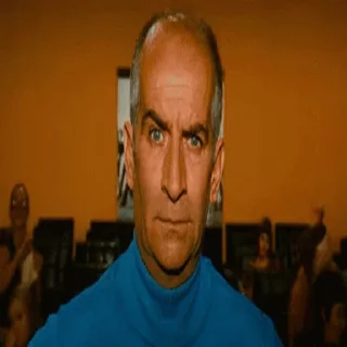 Стикер из набора "Louis de Funes"