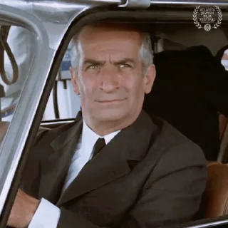 Sticker from the "Louis de Funes" sticker pack