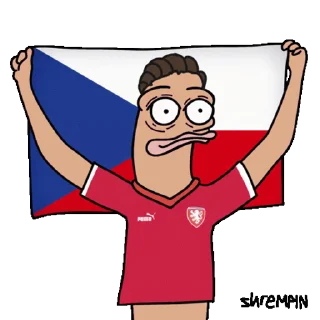 Sticker from the "Euro 2024" sticker pack