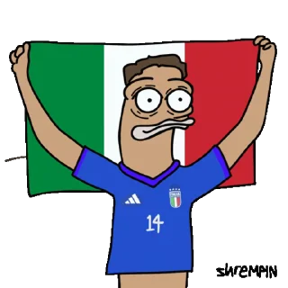 Sticker from the "Euro 2024" sticker pack