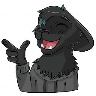 Telegram sticker pack "Sasha the Pantera"