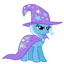 Telegram sticker pack "Great & Powerful Trixie!"