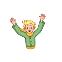 Sticker from the "The Little Prince" sticker pack