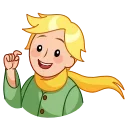 Sticker from the "The Little Prince" sticker pack