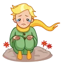 Sticker from the "The Little Prince" sticker pack