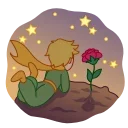 Sticker from the "The Little Prince" sticker pack