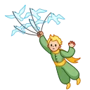 Sticker from the "The Little Prince" sticker pack