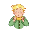 Sticker from the "The Little Prince" sticker pack