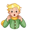 Sticker from the "The Little Prince" sticker pack