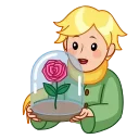 Sticker from the "The Little Prince" sticker pack