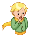 Sticker from the "The Little Prince" sticker pack