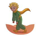 Sticker from the "The Little Prince" sticker pack