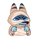 Sticker from the "Mummy Jackal" sticker pack