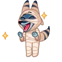 Sticker from the "Mummy Jackal" sticker pack