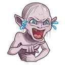 Telegram sticker pack "Gollum"