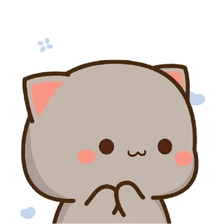 Sticker from the "🐾 mitao cat 🐾" sticker pack