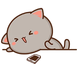 Sticker from the "🐾 mitao cat 🐾" sticker pack