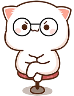 Sticker from the "🐾 mitao cat 🐾" sticker pack