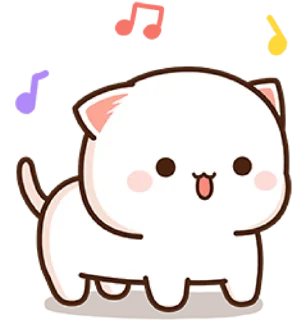 Sticker from the "🐾 mitao cat 🐾" sticker pack