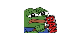 Sticker from the "Pepe" sticker pack