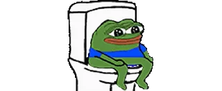 Sticker from the "Pepe" sticker pack