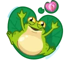 Sticker from the "Frog Witch" sticker pack