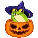 Sticker from the "Frog Witch" sticker pack