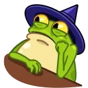 Sticker from the "Frog Witch" sticker pack