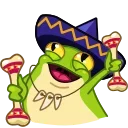 Sticker from the "Frog Witch" sticker pack