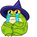 Sticker from the "Frog Witch" sticker pack