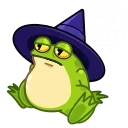 Sticker from the "Frog Witch" sticker pack