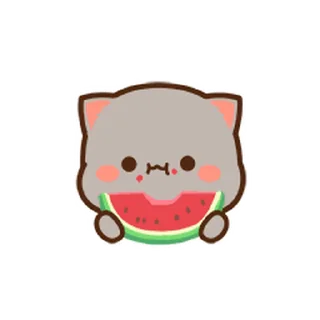 Sticker from the "Peach and Goma" sticker pack