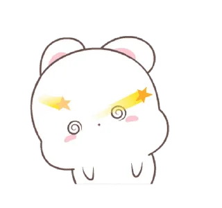 Sticker from the "Fluffy Bunny" sticker pack