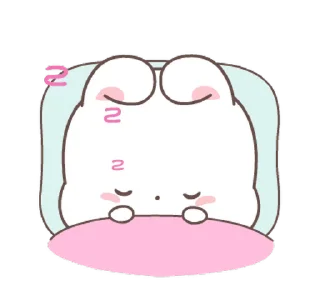 Sticker from the "Fluffy Bunny" sticker pack