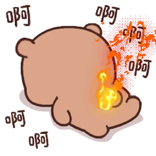 Sticker from the "Bubu and Dudu 10" sticker pack