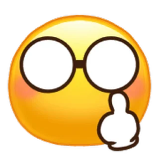 Sticker from the "Usual Emoji" sticker pack