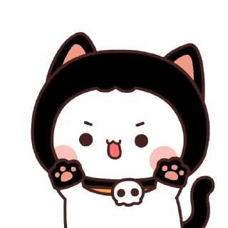 Sticker from the "Bubu and Dudu Halloween" sticker pack